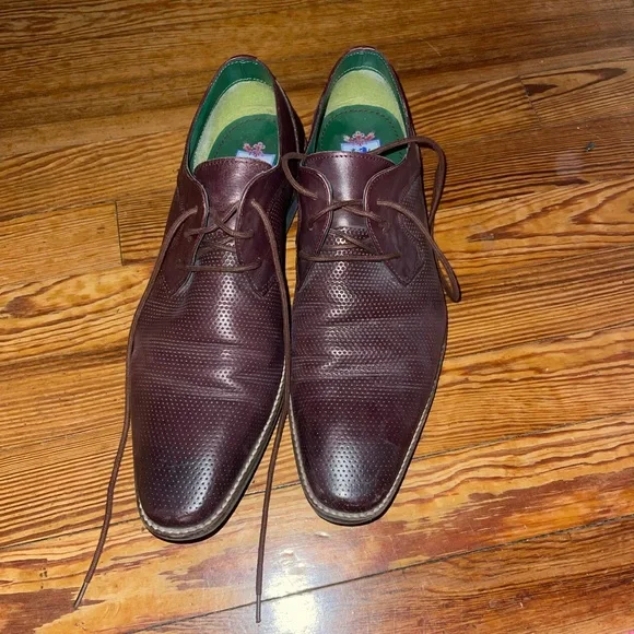 Lambretra US 10.5 Brown Oxford Shoe - Picture 1 of 5
